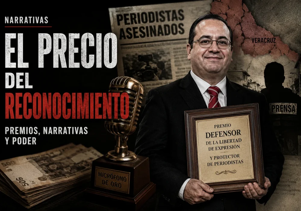 Mientras Veracruz vivía una crisis para el periodismo, Javier Duarte recibió un reconocimiento como protector de periodistas. Esta es la historia detrás de uno de los premios más polémicos de la política mexicana.